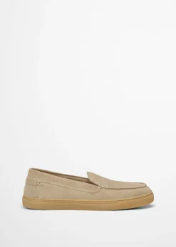 Loafer Model Kara aus geöltem Veloursleder