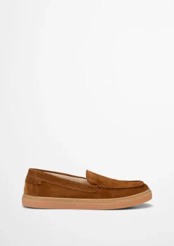 Loafer Model Kara aus geöltem Veloursleder