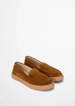 Loafer Model Kara aus geöltem Veloursleder