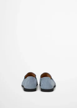 Loafer Model Safina aus weichem Velours-Rindleder