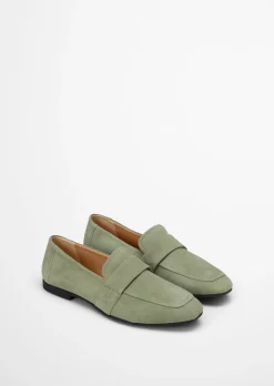 Loafer Model Safina aus weichem Velours-Rindleder