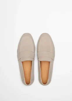 Loafer Model Safina aus weichem Velours-Rindleder