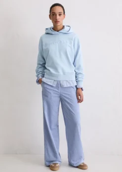 Logo-Kapuzensweatshirt relaxed aus Organic Cotton