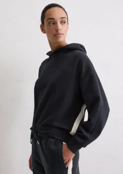 Logo-Kapuzensweatshirt relaxed aus Organic Cotton