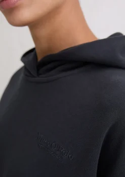 Logo-Kapuzensweatshirt relaxed aus Organic Cotton