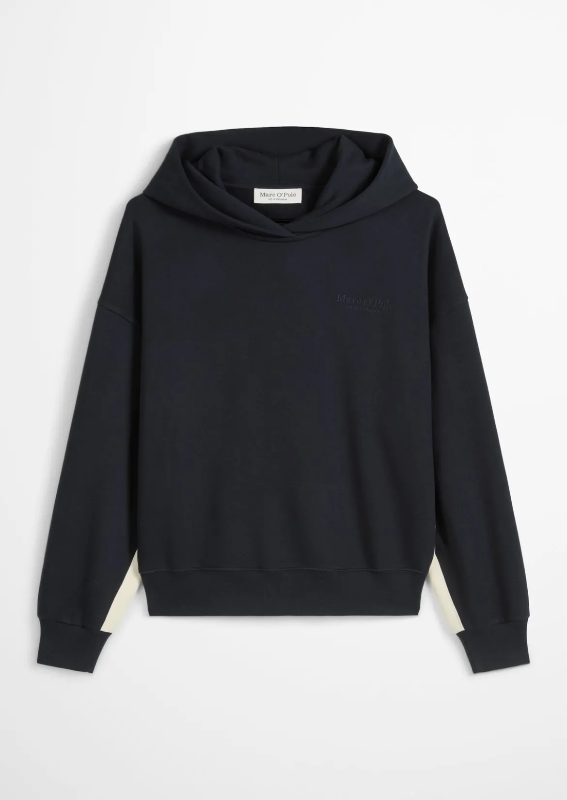 Logo-Kapuzensweatshirt relaxed aus Organic Cotton