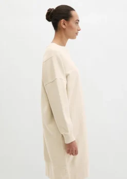 Logo-Sweatkleid straight mit recycelter Baumwolle