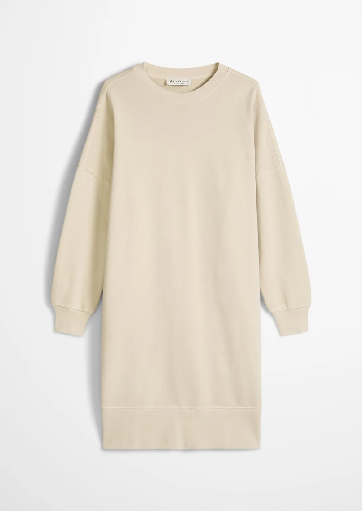 Logo-Sweatkleid straight mit recycelter Baumwolle