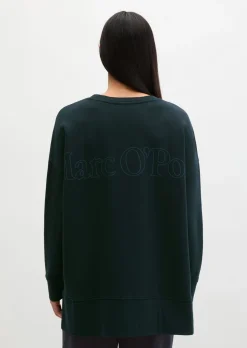 Logo-Sweatshirt loose aus Organic Cotton