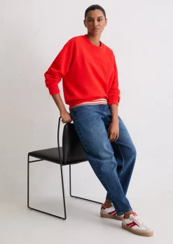 Logo-Sweatshirt relaxed aus Organic Cotton
