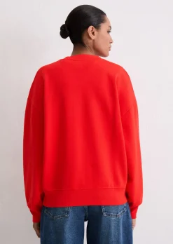 Logo-Sweatshirt relaxed aus Organic Cotton