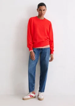 Logo-Sweatshirt relaxed aus Organic Cotton