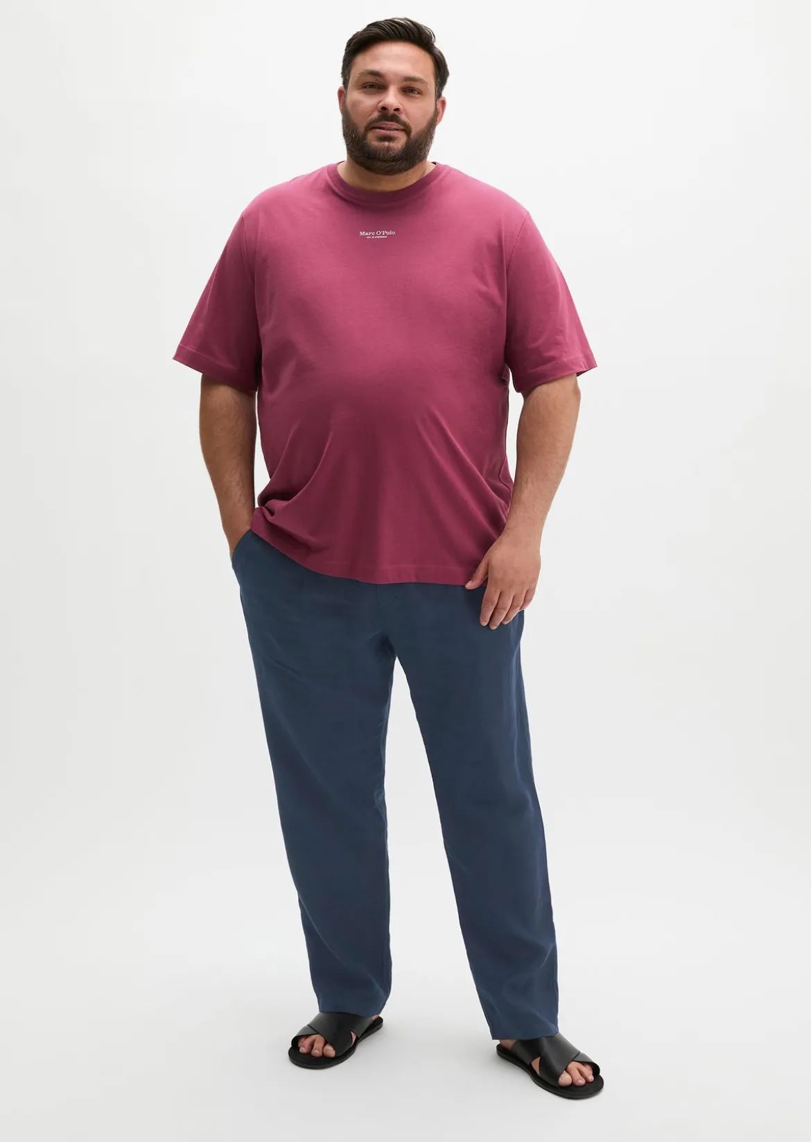 Logo-T-Shirt regular aus reiner Bio-Baumwolle