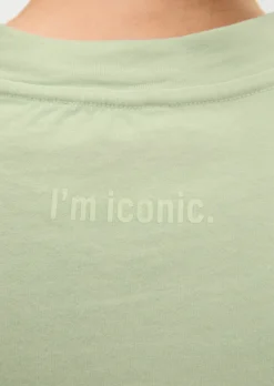 Logo-T-Shirt regular aus recycelter und Bio-Baumwolle