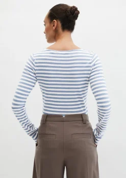 Longsleeve aus Organic-Cotton-Slub-Jersey