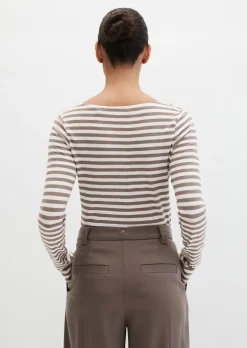 Longsleeve aus Organic-Cotton-Slub-Jersey