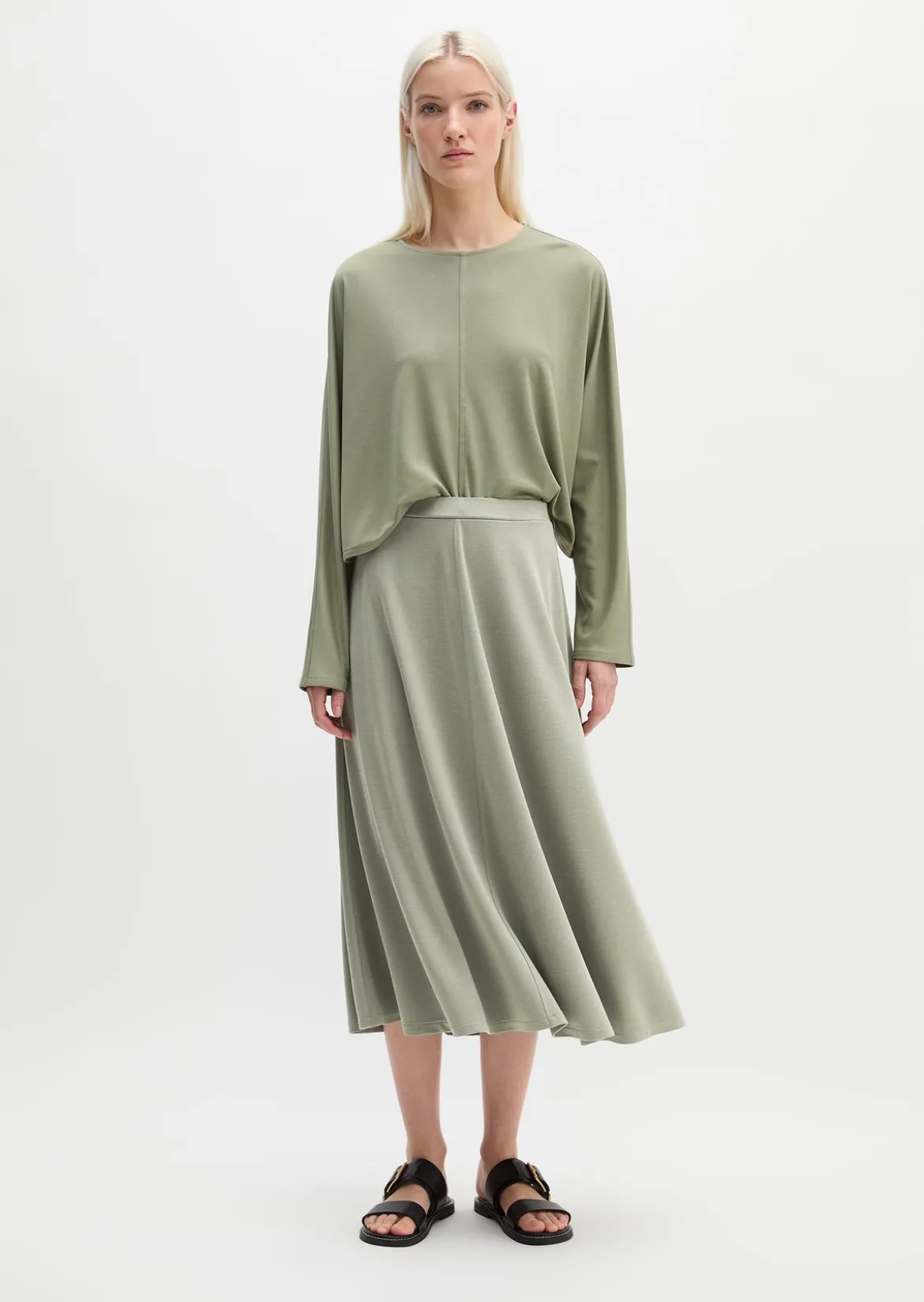 Longsleeve cropped aus LENZING™ ECOVERO™