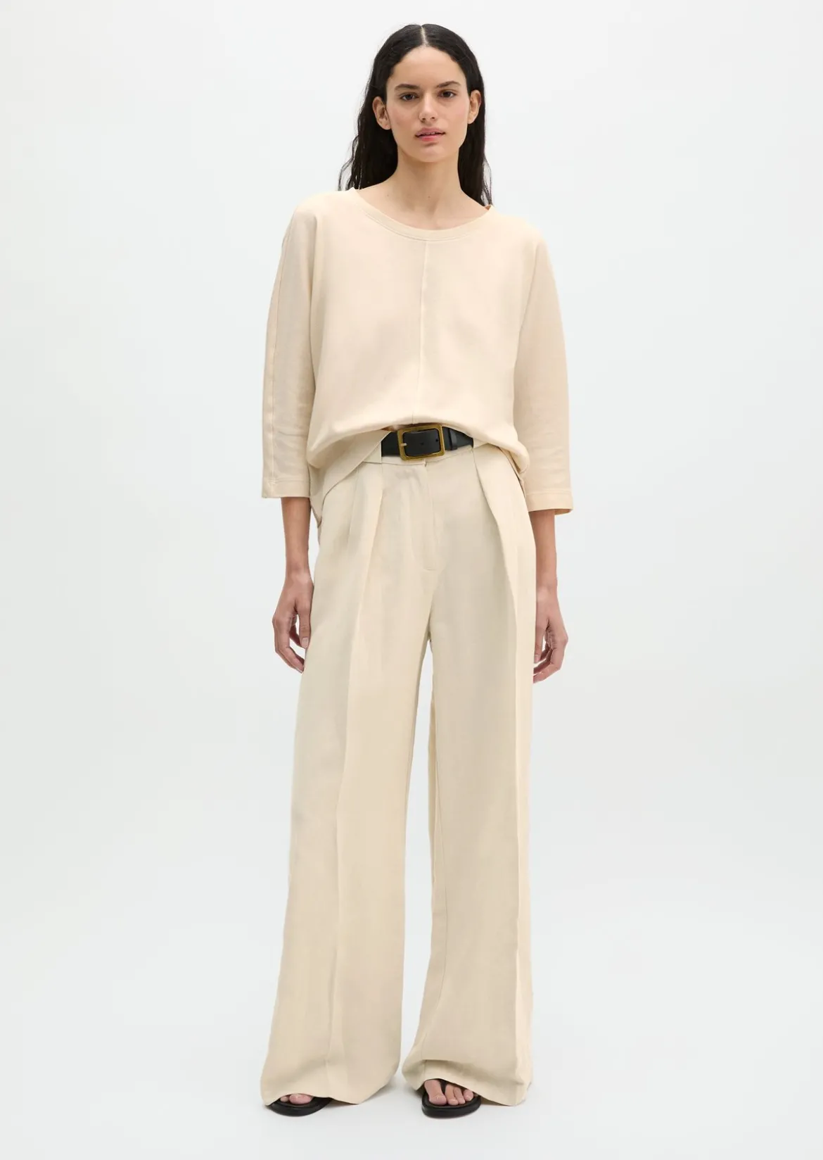 Longsleeve loose aus Organic Cotton Single Jersey