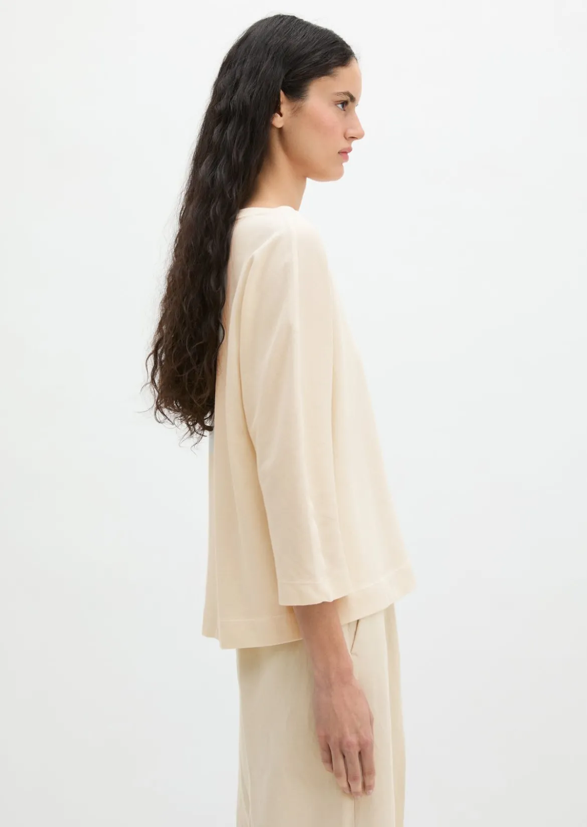 Longsleeve loose aus Organic Cotton Single Jersey