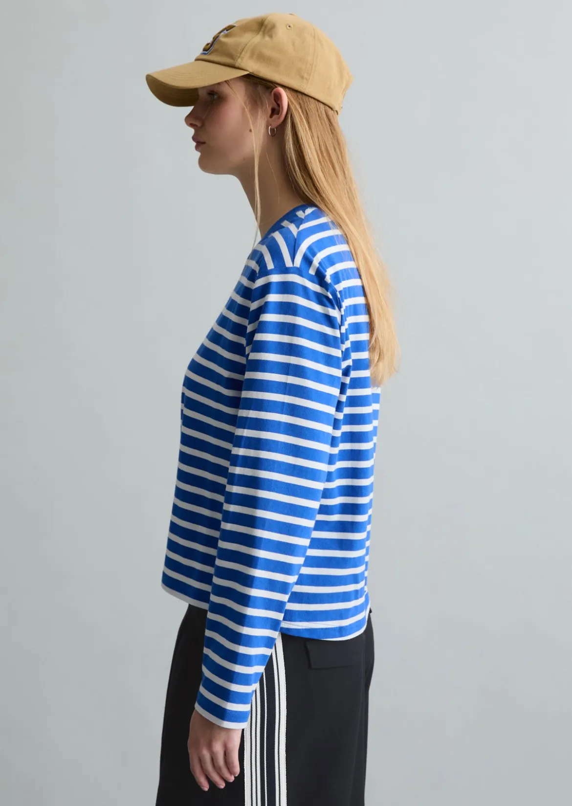 Longsleeve regular aus Heavy Slub Jersey