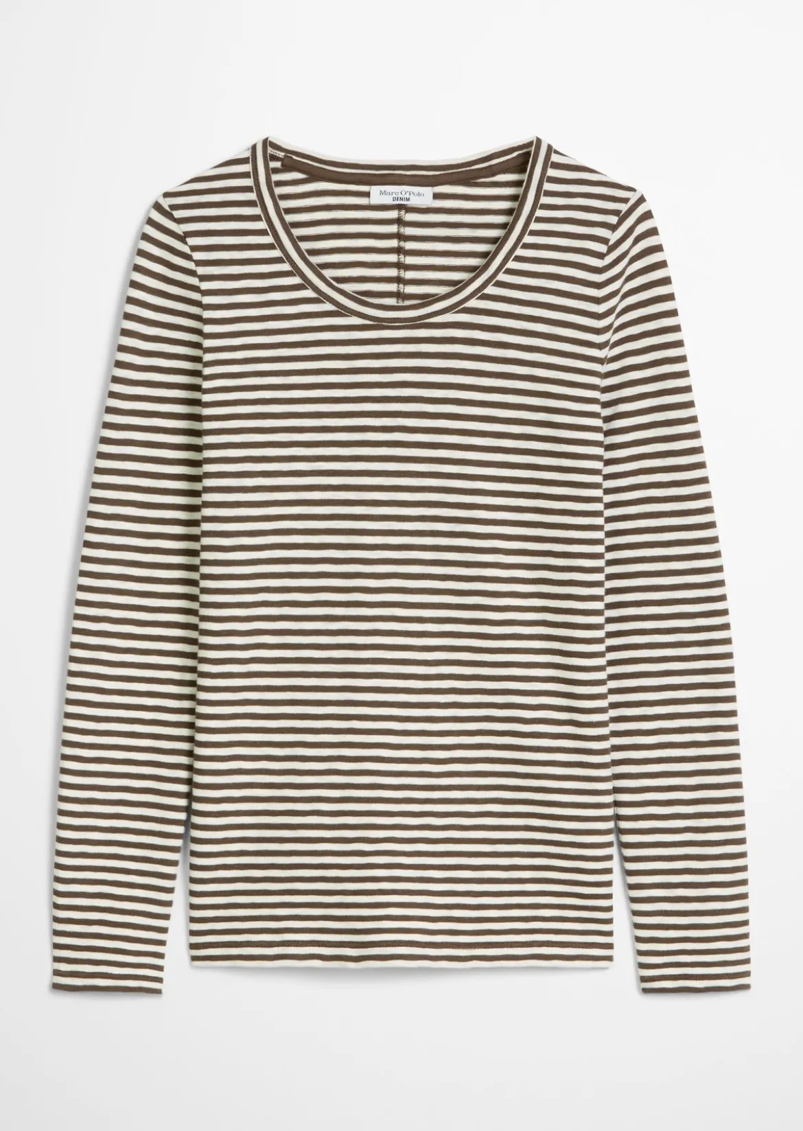 Longsleeve regular aus Heavy Slub Jersey