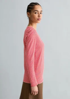 Longsleeve regular aus Heavy Slub Jersey