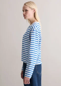 Longsleeve regular aus Heavy Slub Jersey