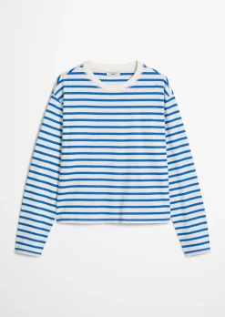 Longsleeve regular aus Heavy Slub Jersey