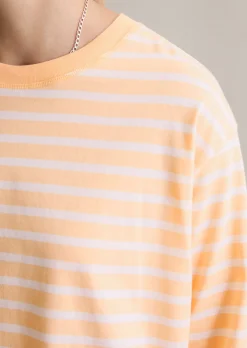 Longsleeve regular aus Heavy Slub Jersey