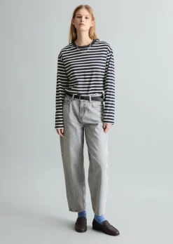 Longsleeve regular aus Heavy Slub Jersey