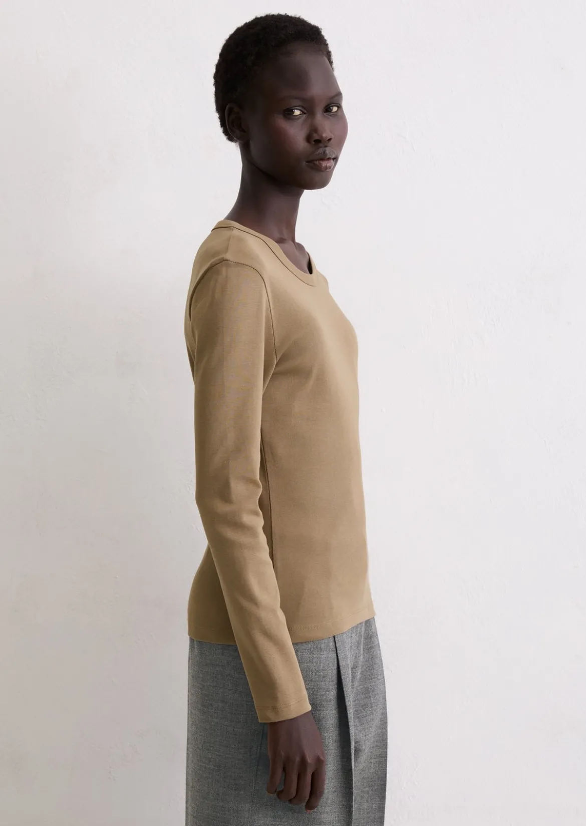 Longsleeve regular aus reiner Bio-Baumwolle