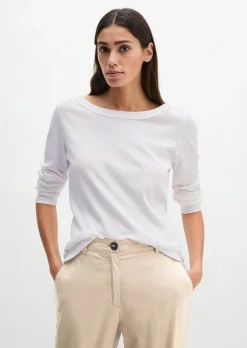 Longsleeve regular aus weichem Baumwoll-Single-Jersey