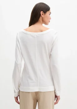 Longsleeve regular aus weichem Baumwoll-Single-Jersey