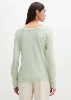 Longsleeve regular aus weichem Baumwoll-Single-Jersey