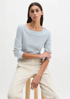 Longsleeve regular aus weichem Baumwoll-Single-Jersey
