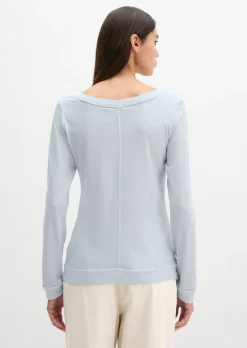 Longsleeve regular aus weichem Baumwoll-Single-Jersey