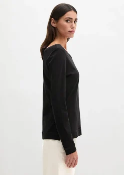 Longsleeve regular aus weichem Baumwoll-Single-Jersey