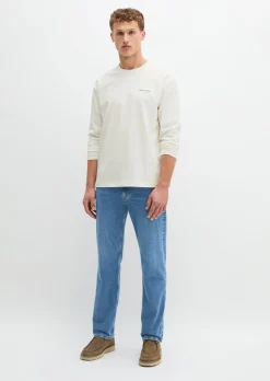 Longsleeve relaxed Heavy Jersey mit Rückenprint