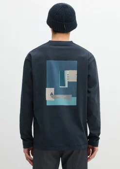 Longsleeve relaxed Heavy Jersey mit Rückenprint