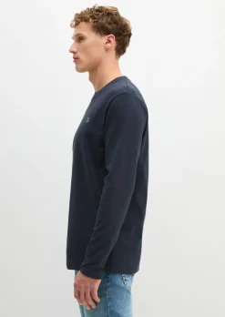 Longsleeve shaped aus reiner Bio-Baumwolle