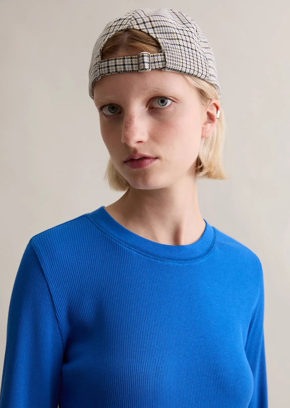 Longsleeve slim aus softem Bio-Baumwolle-Modal-Stretch-Jersey