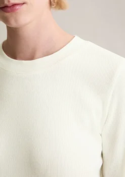 Longsleeve slim aus softem Bio-Baumwolle-Modal-Stretch-Jersey
