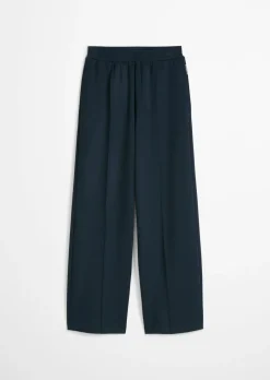 Lounge-Hose aus weichem Materialmix