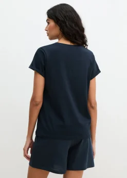 Lounge-Pyjama-Set aus softem Bio-Baumwoll-Jersey
