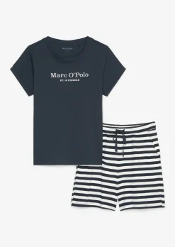 Lounge-Pyjama-Set aus softem Bio-Baumwoll-Jersey