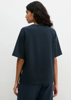 Lounge-Shirt aus weichem Materialmix