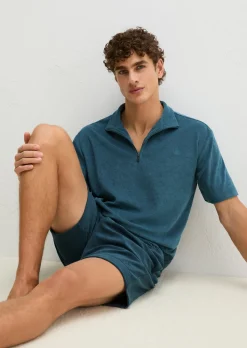 Lounge-Shirt in flauschiger Frottee-Qualität