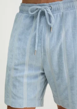 Lounge-Shorts in gestreifter Frottee-Qualität