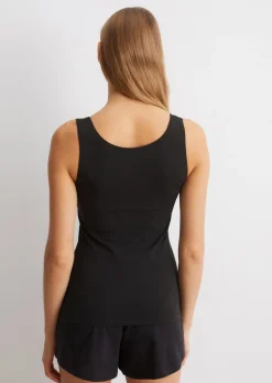Lounge-Tanktop aus Bio-Baumwoll-Mix