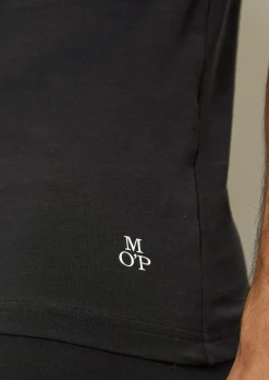Lounge-T-Shirt mit Rundhalsausschnitt im 2er Set
